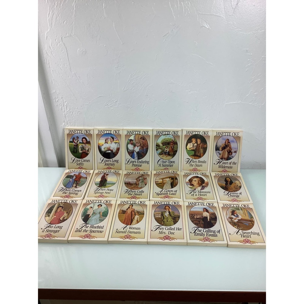 Janette Oke PB books lot of 18 Christian Roma e Fiction Novels EUC - Picture 2 of 12